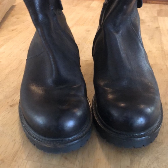 Fendi signature (Vintage) Moto Boot sz 38 1/2 - Picture 7 of 10